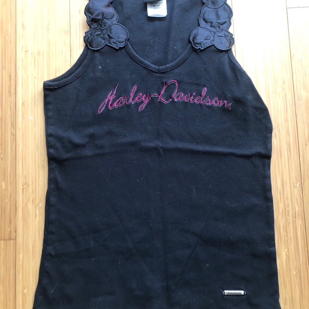 Harley Davidson Tank with skulls